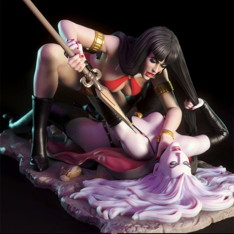 Model Kit Vs Figure - 1/24 Scale Vampirella Vs Lady Death