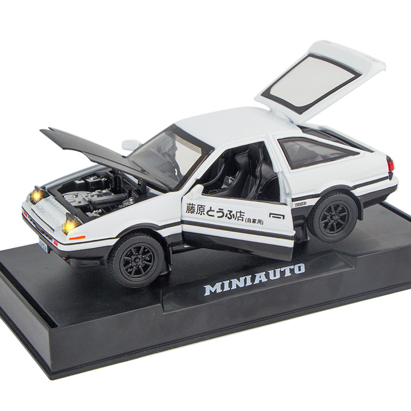 Model Kit Initial D - 1:32 INITIAL D AE86 Car Model