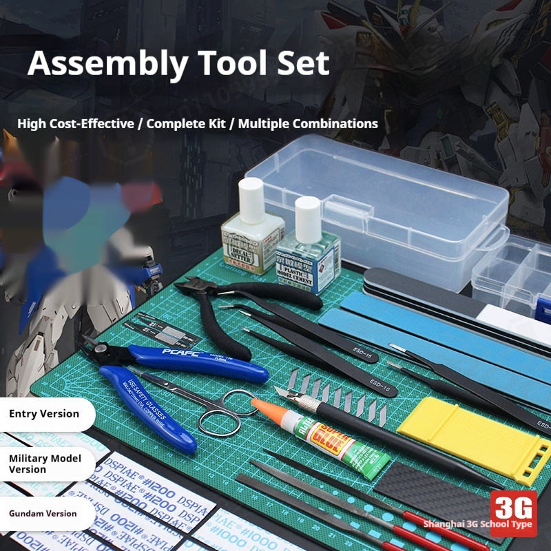Model Kit Tweezers - Model Building Tool Kit Sharp Hobby
