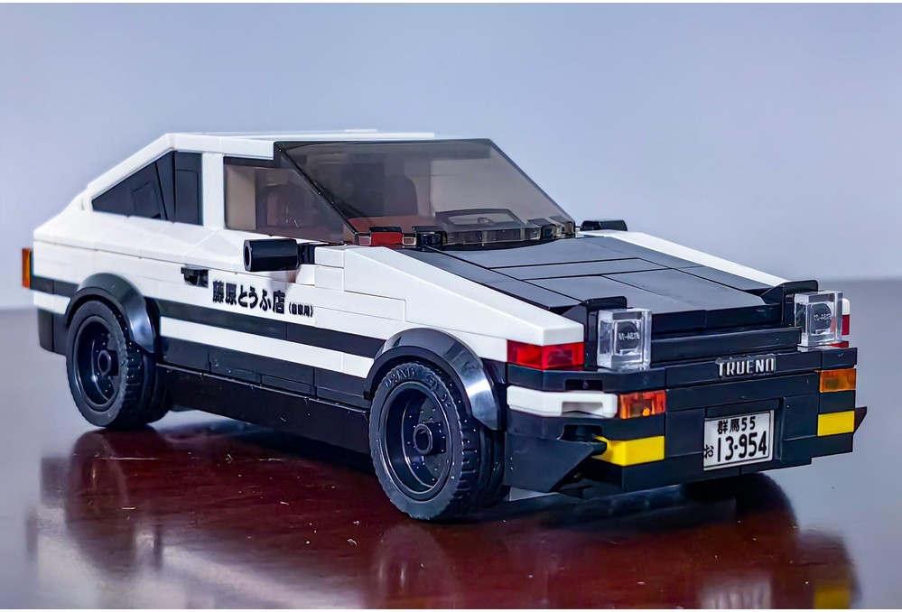 Model Kit Initial D - 401PCS Initial D Vehicle AE86 Sprinter
