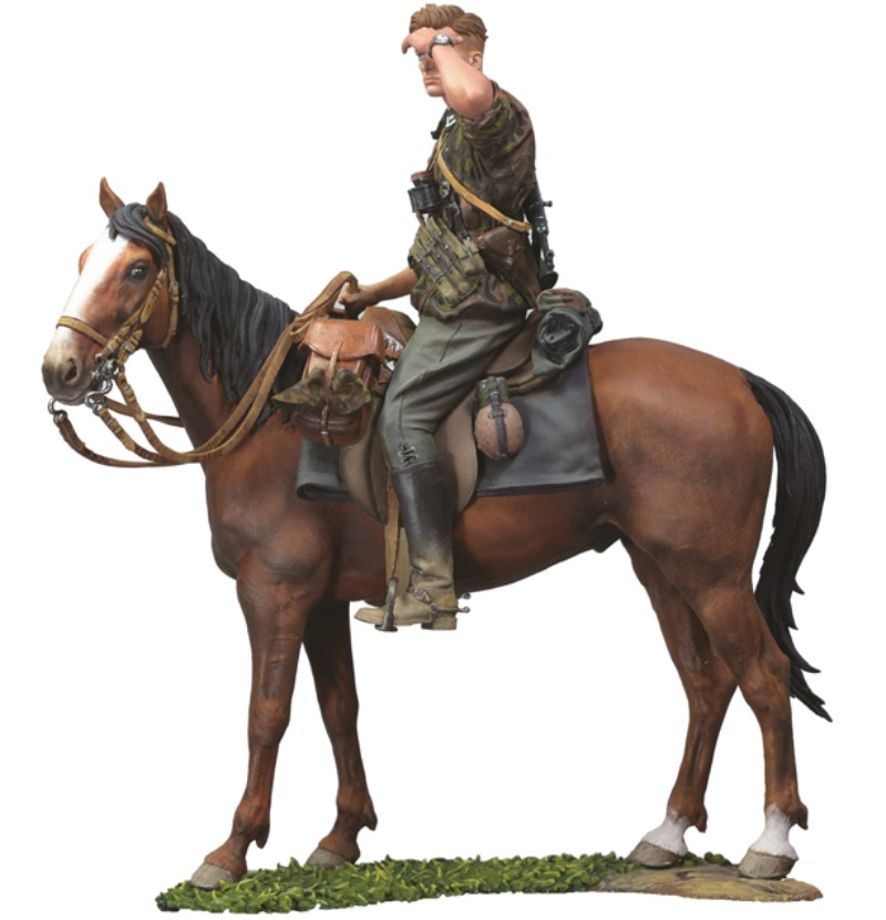 Model Kit Horse - 1/16 120mm Scale Resin Figure Model