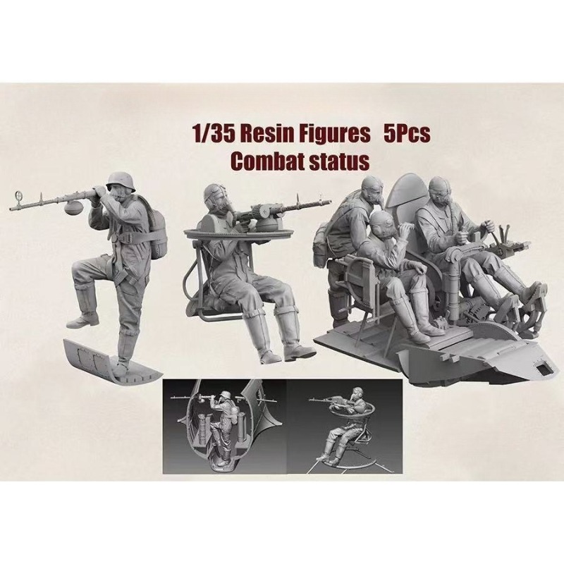 Model Kit Horse - 1/35 Scale Die Cast Resin Figure