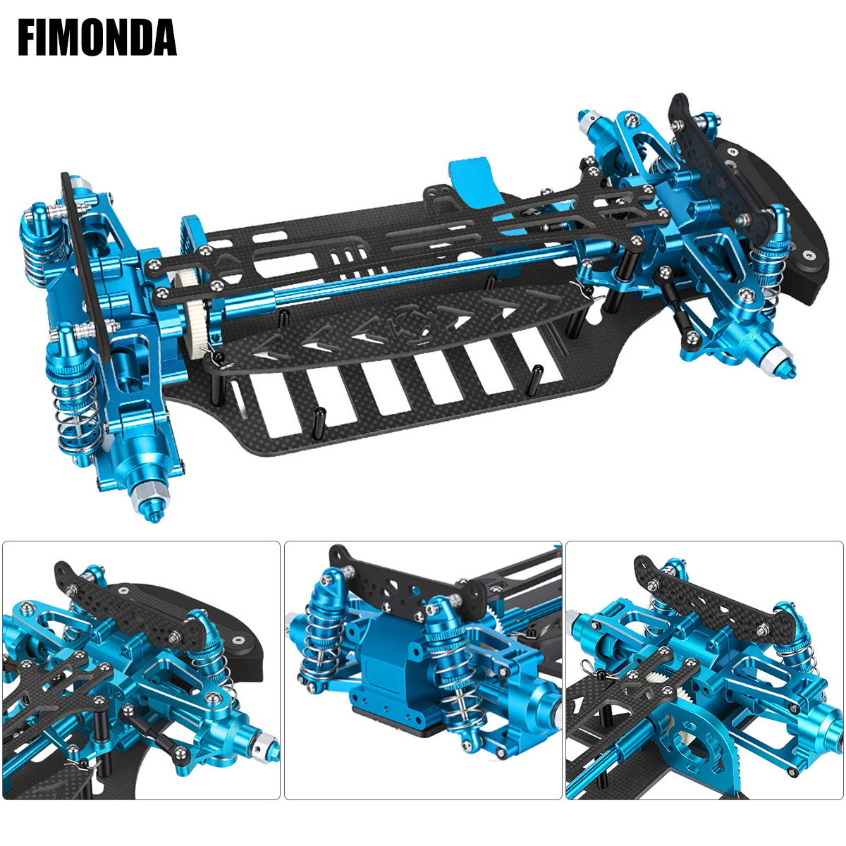 Model Kit Tamiya - Aluminum & Carbon Fiber Frame Chassis