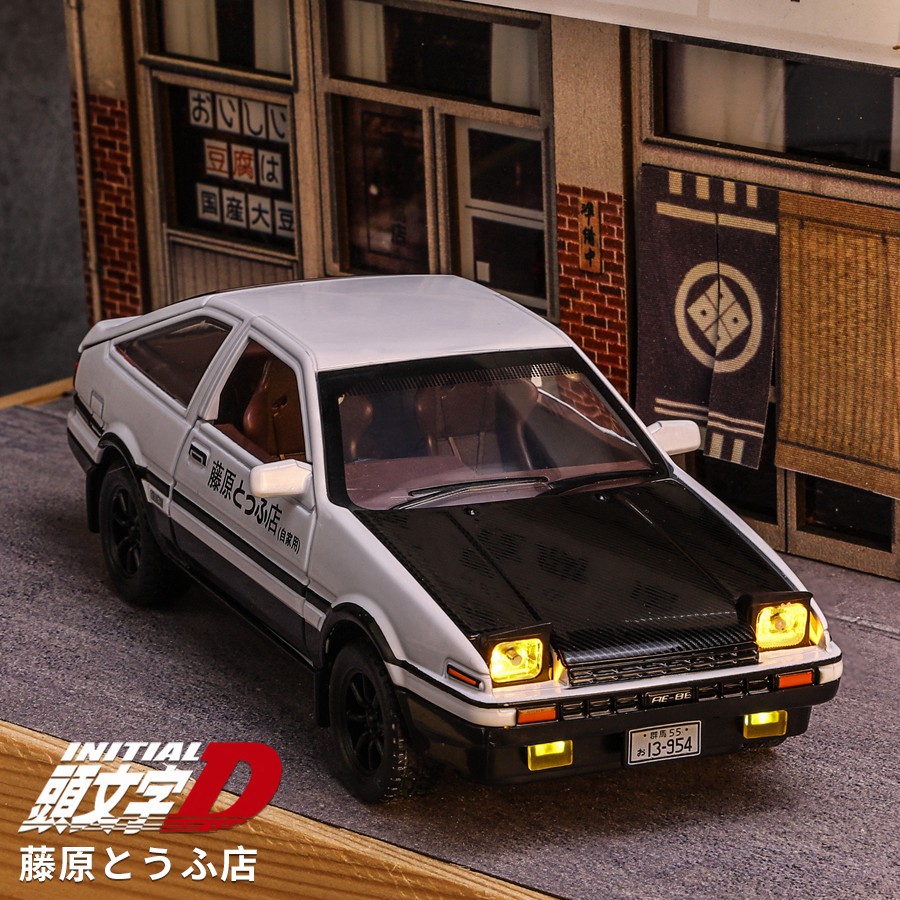 Model Kit Initial D - 1/32 Initial D AE86 Toy Car