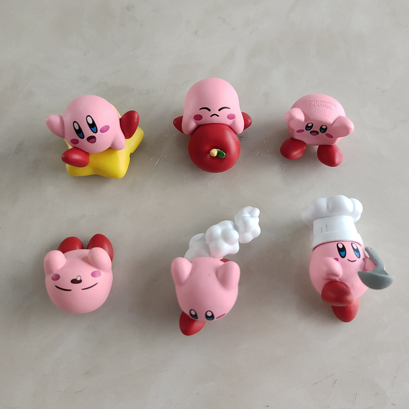 Model Kit Kirby - 6PCS Set Kawaii Kirby Gashapon Toy