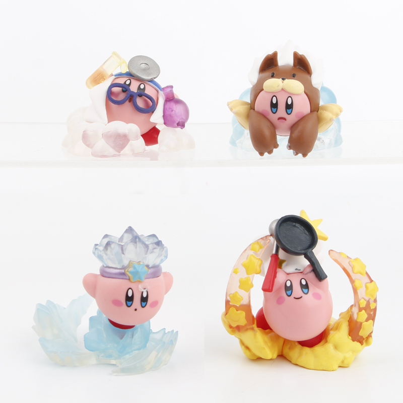 Model Kit Kirby - 4pcs/set Cake Decoration Food Vinyl Doll