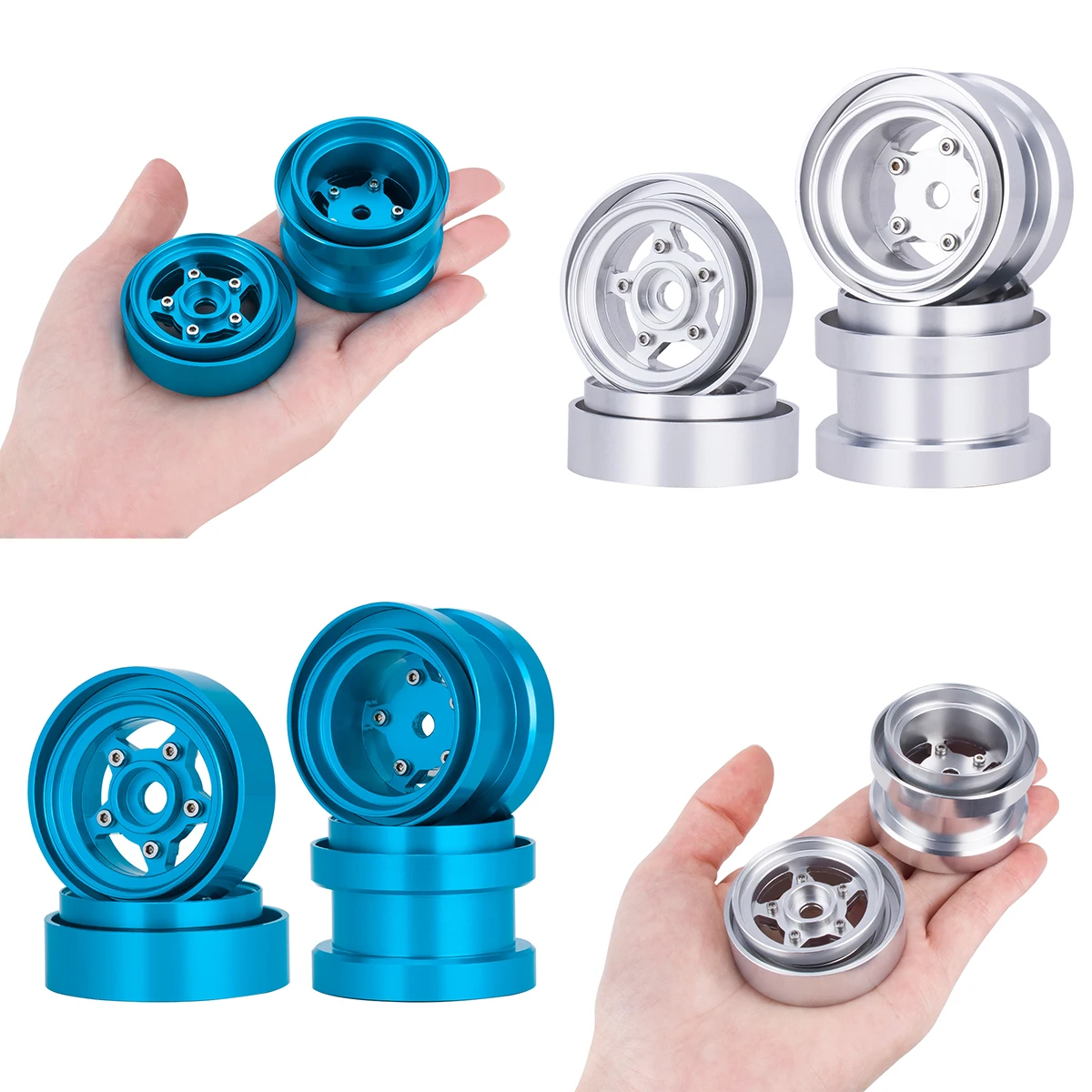 Model Kit Tamiya - Aluminum Beadlock Wheels for 1/10 RC