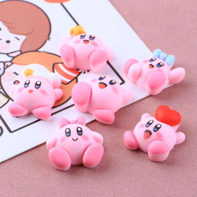 6Pcs/Set Cartoon Cute Anime Fi - Model Kit Kirby 评论和价格