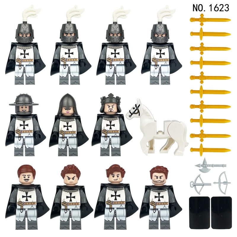 Medieval soldier knight Rome a - Model Kit Horse 评论和价格
