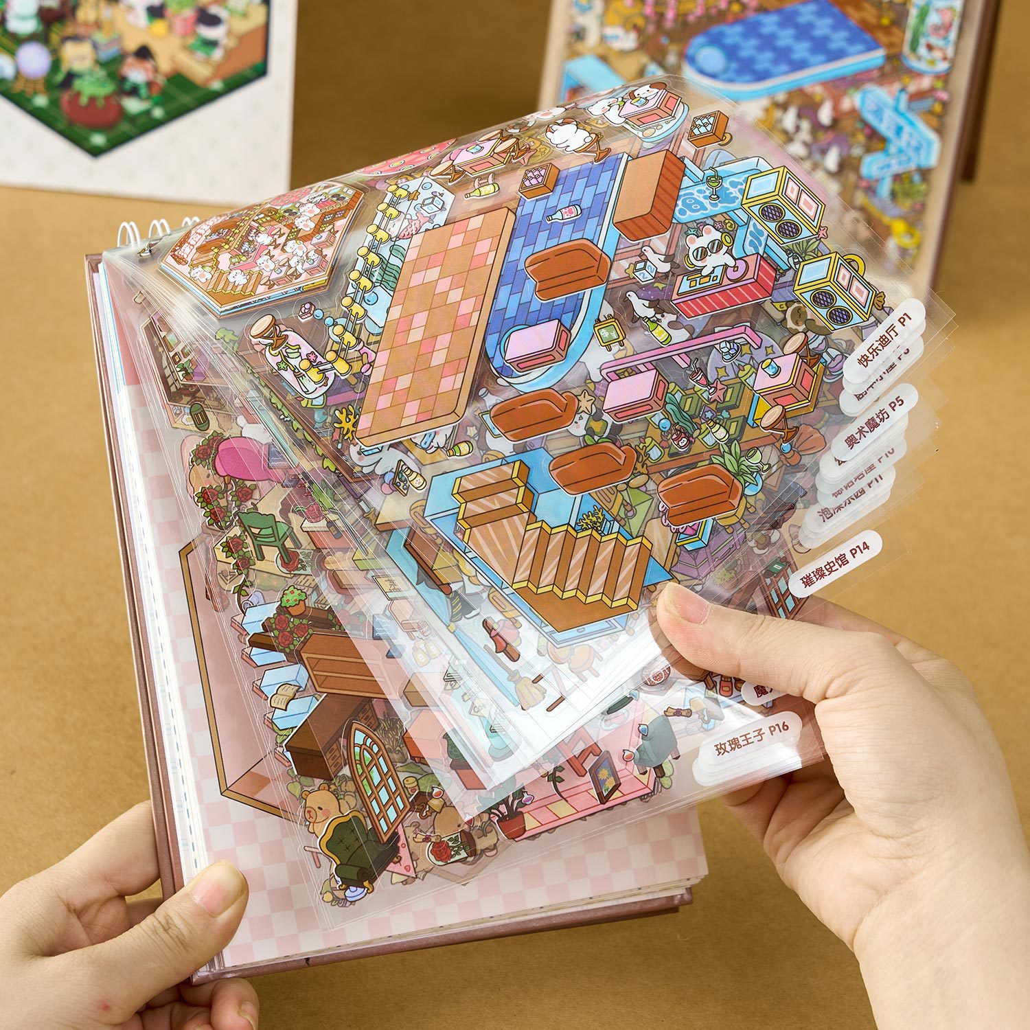 3D Miniature Scene Sticker Boo - Model Kit Tweezers 评论和价格