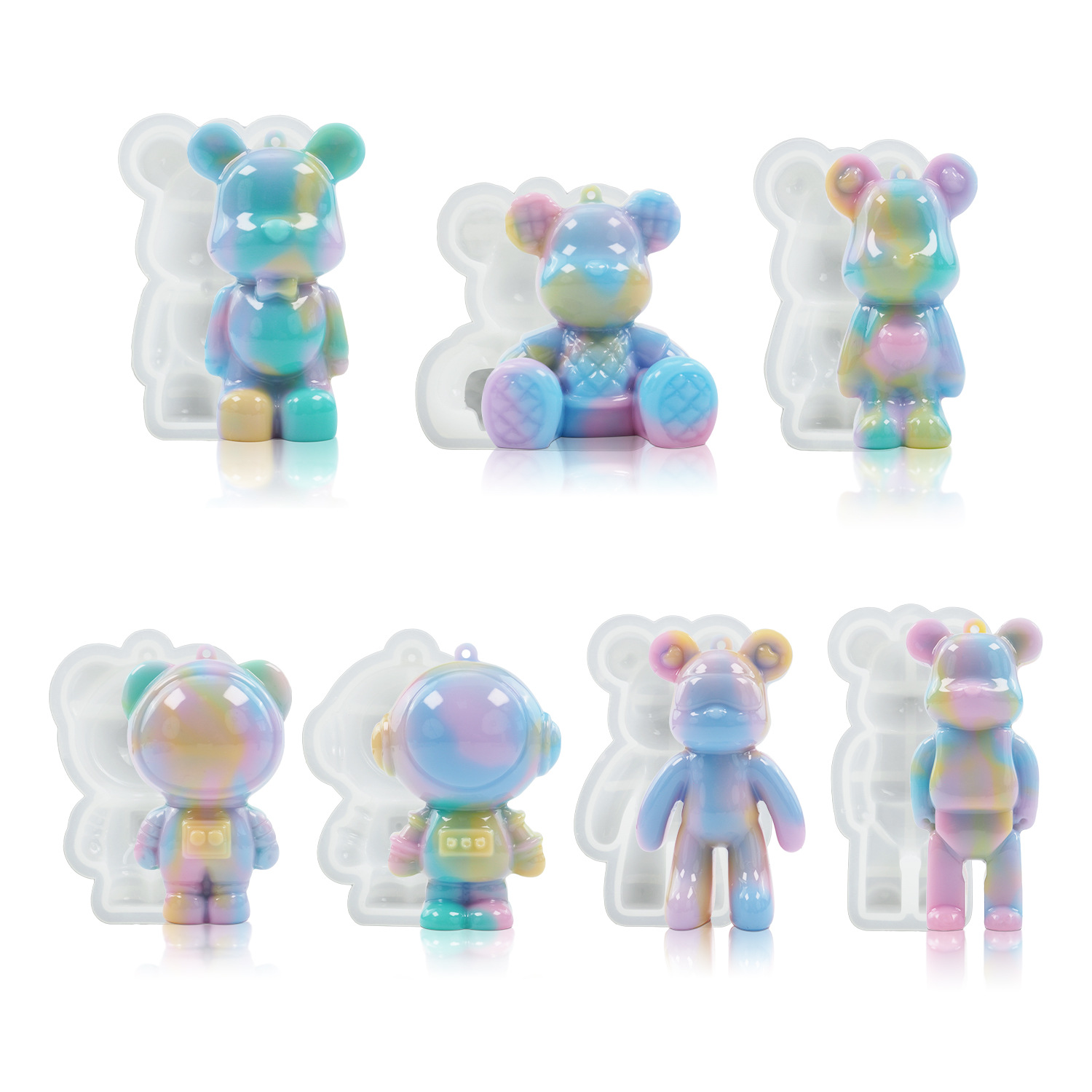 DIY Crystal Epoxy Resin Mold 3 - Model Kit Varnish 评论和价格