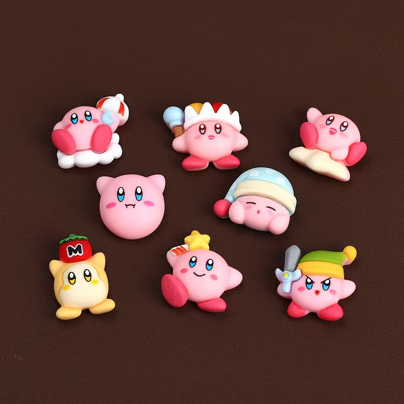 8Pcs/Set Cartoon Cute Anime Fi - Model Kit Kirby 评论和价格