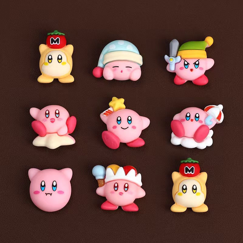 8Pcs/Set Cartoon Cute Anime Fi - Model Kit Kirby 评论和价格