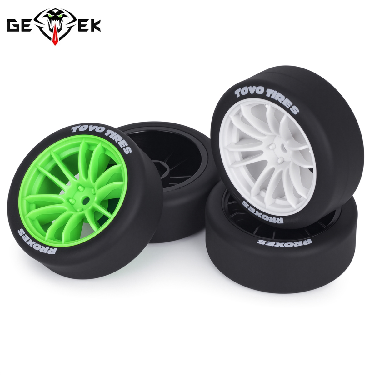 4Pcs Hard Drift Tires Wheel Ty - Model Kit Tamiya 评论和价格