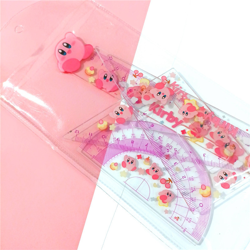 4PCS Kirbys Ruler Set Cute Stu - Model Kit Kirby 评论和价格