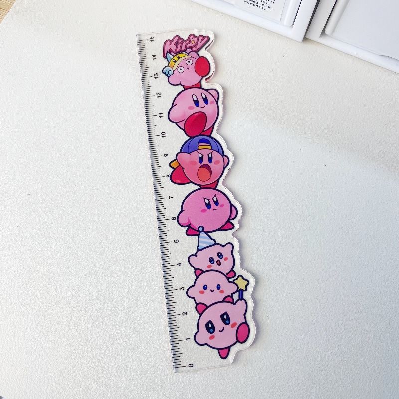 4PCS Kirbys Ruler Set Cute Stu - Model Kit Kirby 评论和价格