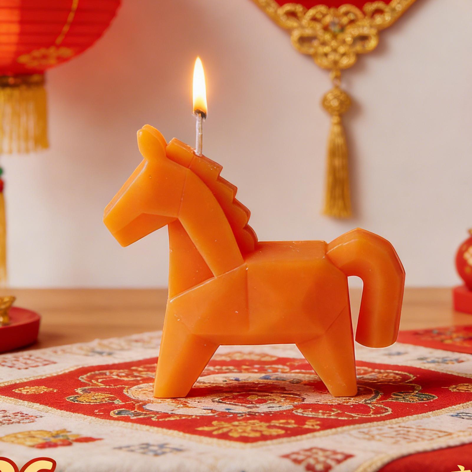 Horse Figure Scented Candle Tr - Model Kit Horse 评论和价格