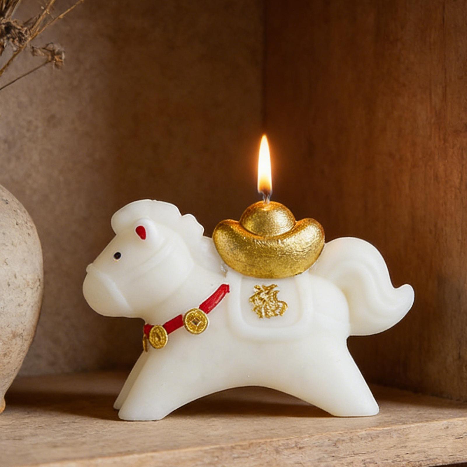 Horse Figure Scented Candle Tr - Model Kit Horse 评论和价格
