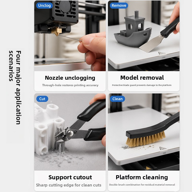 3D Printer Model Cleaning Tool - Model Kit Tweezers 评论和价格