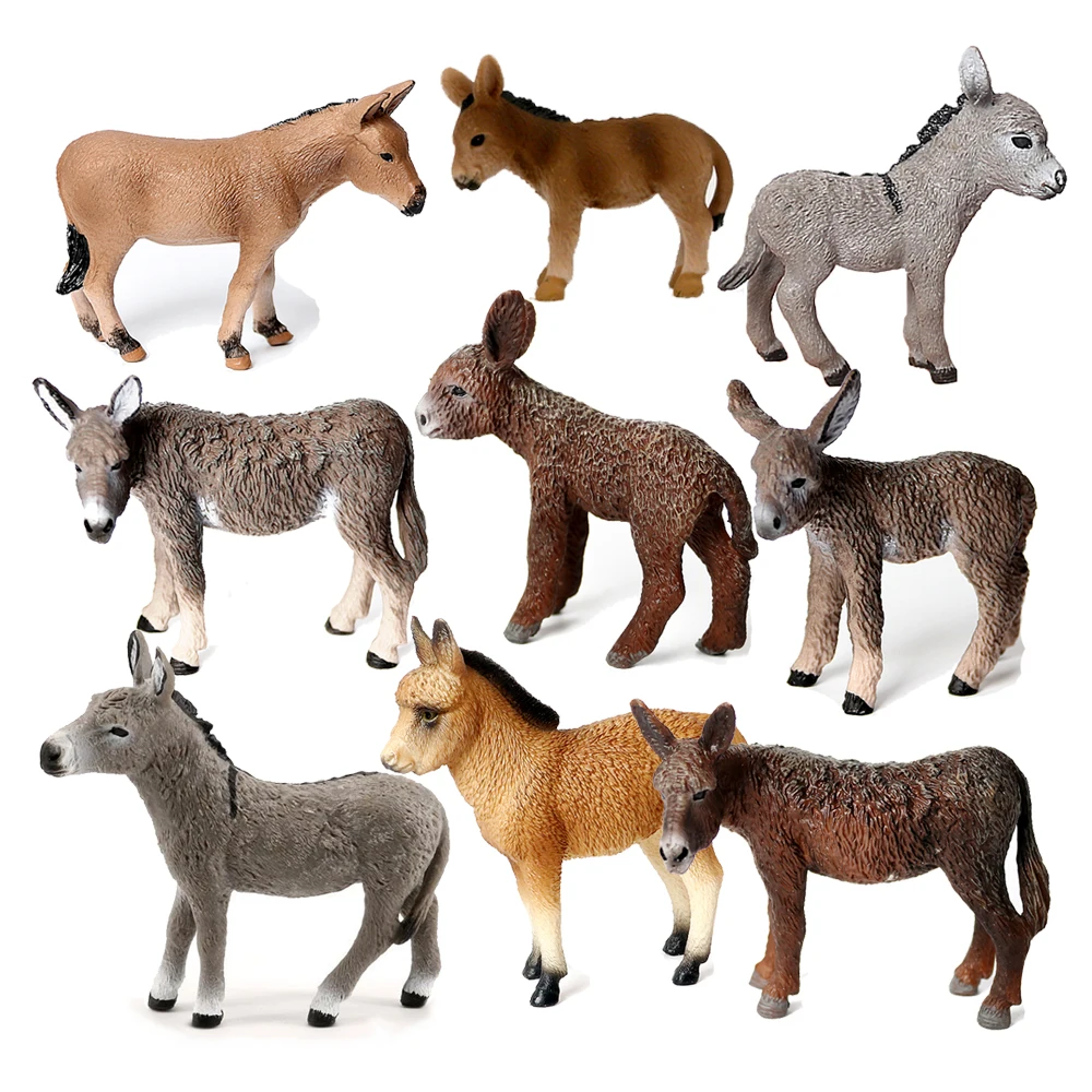 Donkey Model Toy Animals Figur - Model Kit Horse 评论和价格