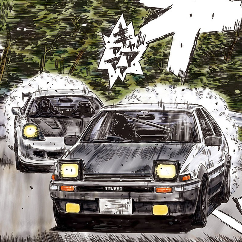 Static assembly car model Aosh - Model Kit Initial D 评论和价格