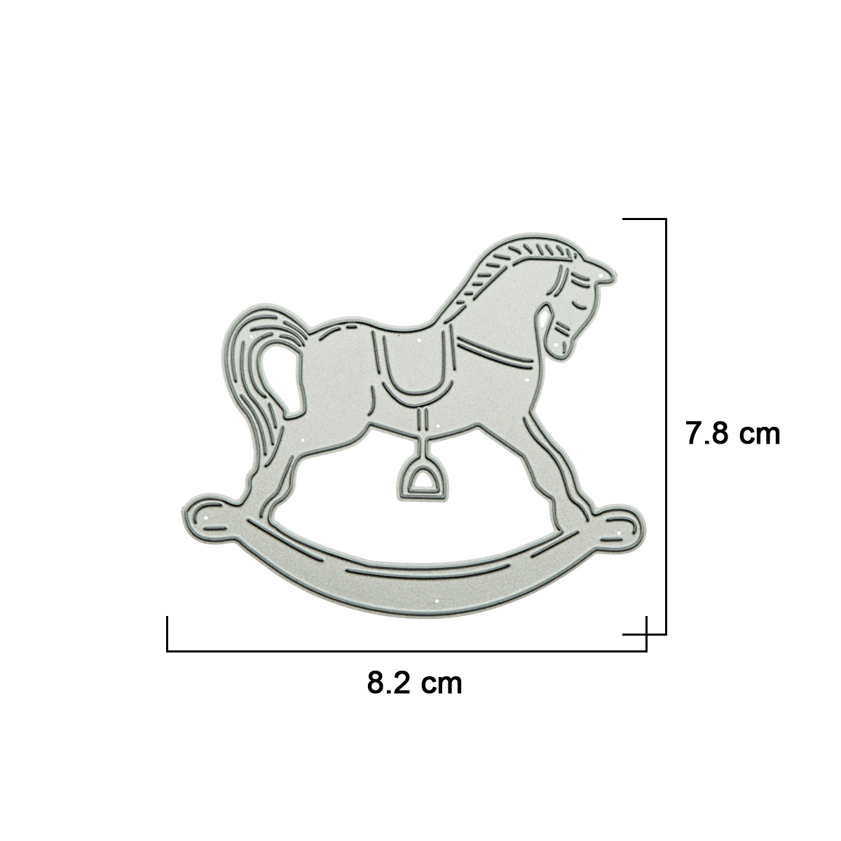 Metal Cutting Dies Scrapbookin - Model Kit Horse 评论和价格