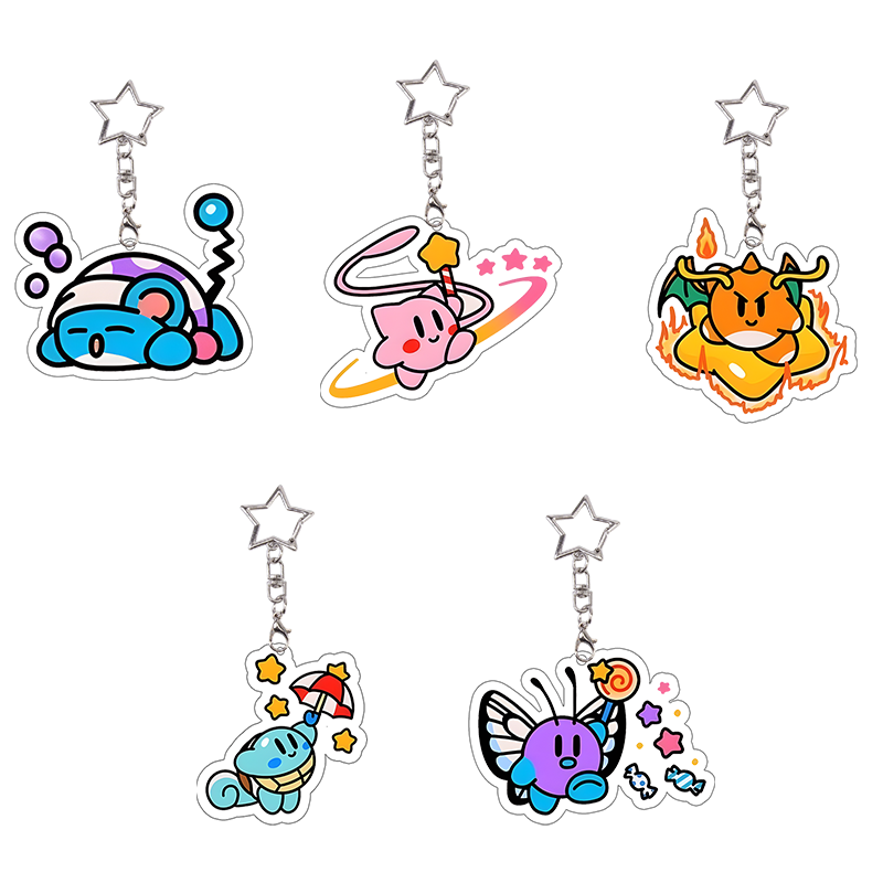 6 Set Charmander Acrylic Keych - Model Kit Kirby 评论和价格