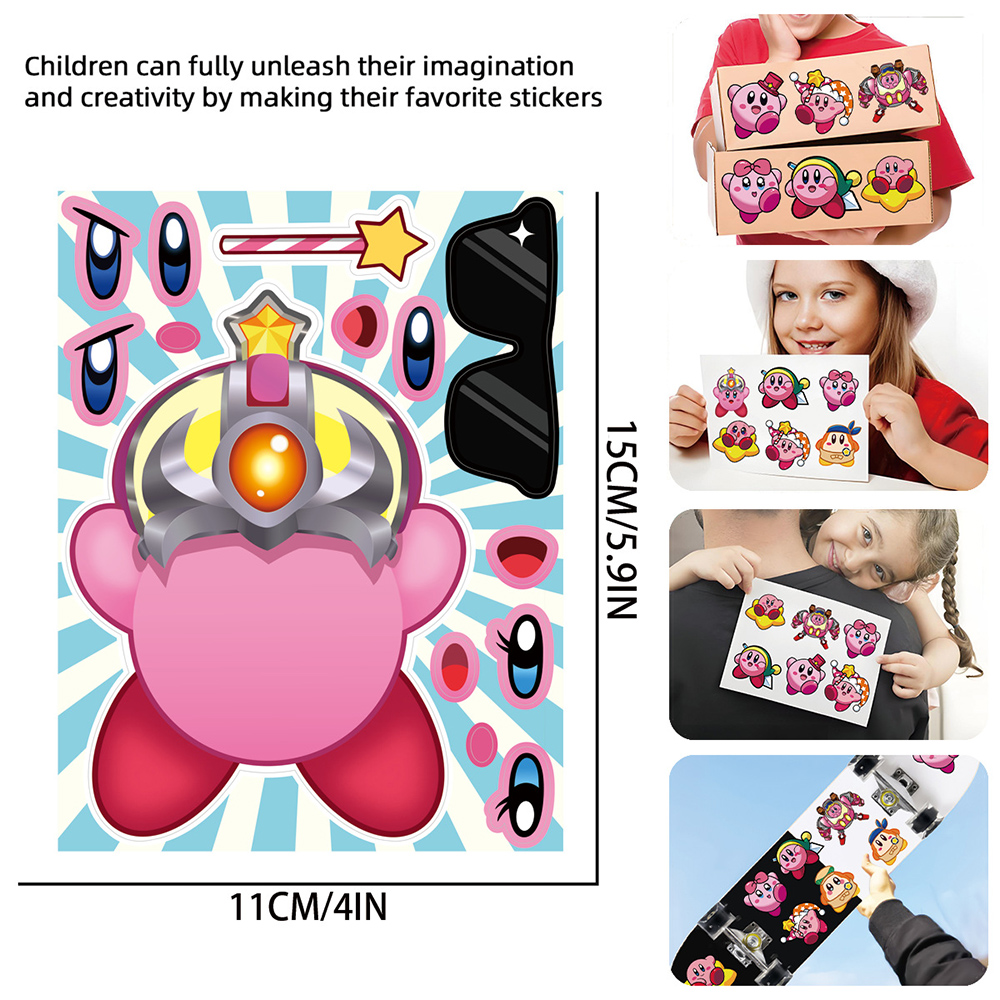 8/16sheets Kawaii Kirby Puzzle - Model Kit Kirby 评论和价格