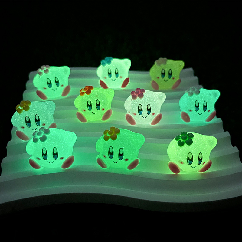 10pcs Cartoon Kirby Luminous S - Model Kit Kirby 评论和价格