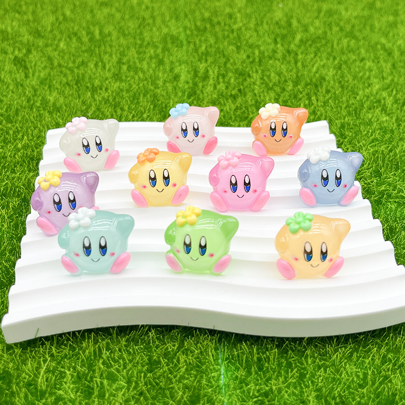 10pcs Cartoon Kirby Luminous S - Model Kit Kirby 评论和价格
