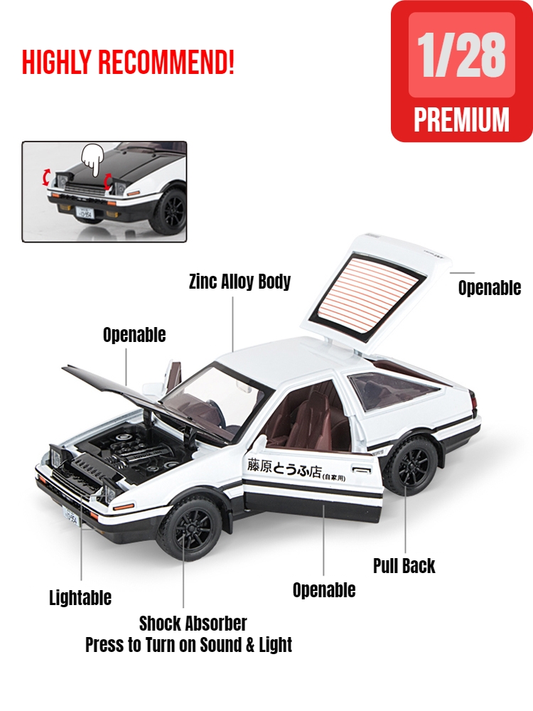1/32 Initial D AE86 Toy Car Di - Model Kit Initial D 评论和价格