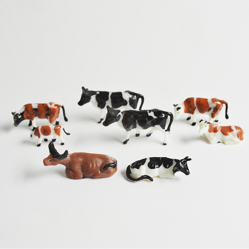 Scale 1:87 Miniature Cows Mode - Model Kit Horse 评论和价格